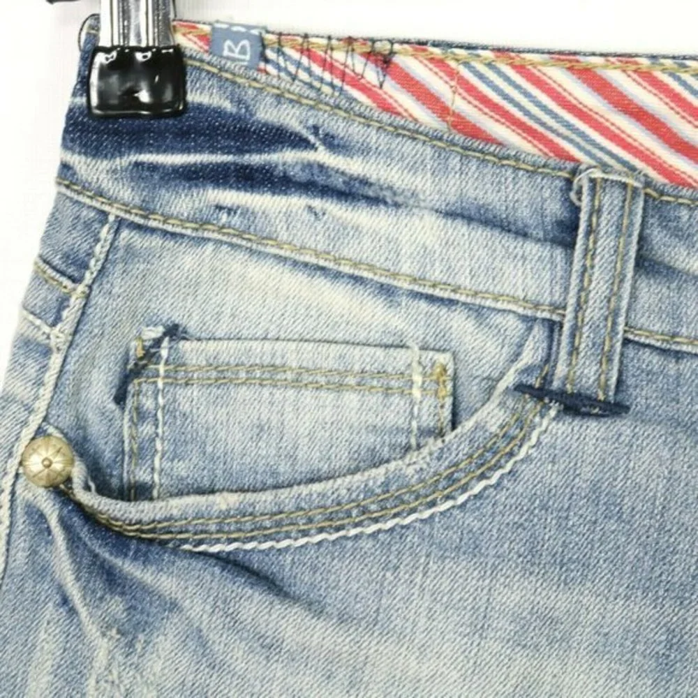 Unionbay‎ Cut Off Jean Shorts Distressed Stretch Frayed 5